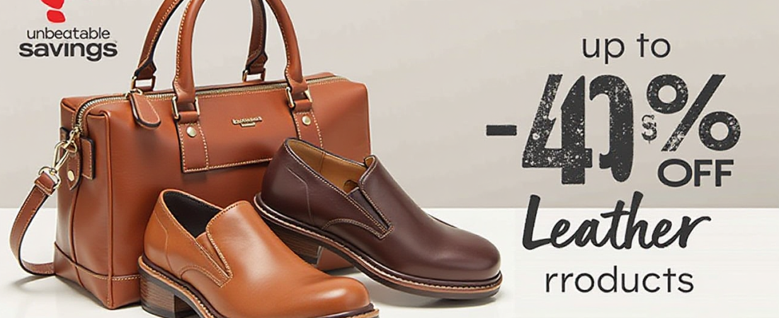 Unbeatable Savings: Up to 40% Off Leather Products