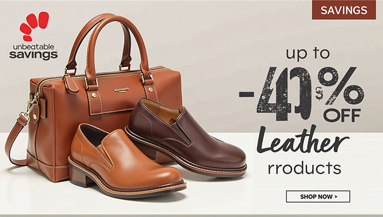 Unbeatable Savings: Up to 40% Off Leather Products