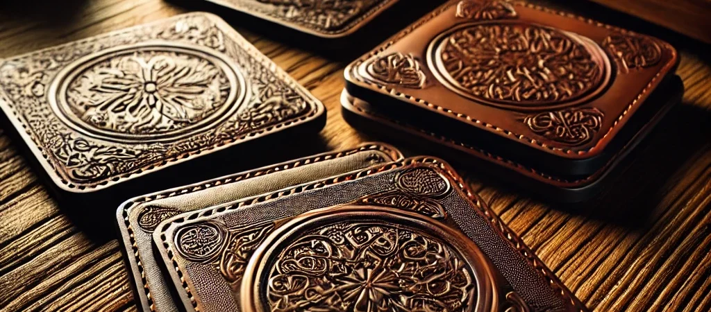 Leather Coasters Stylish & Durable