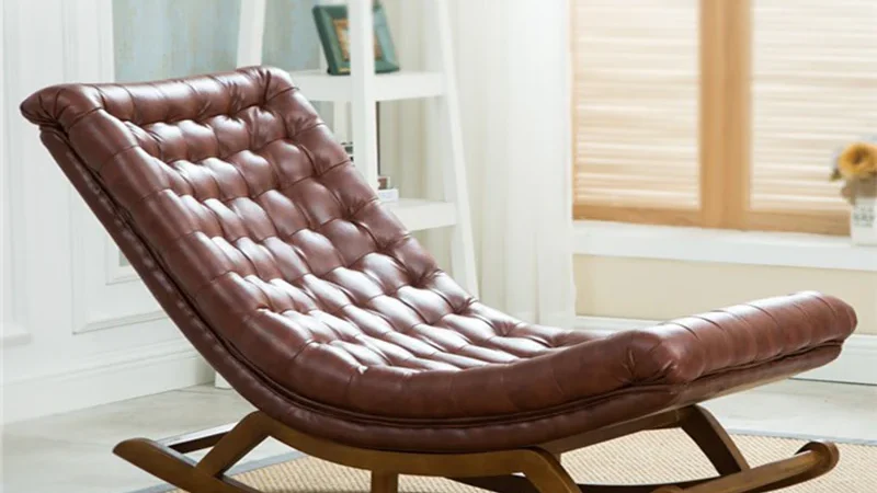 Luxurious Leather Rocking Chairs