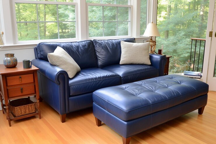 Why a Blue Leather Couch Is the Perfect Choice for Your Living Room