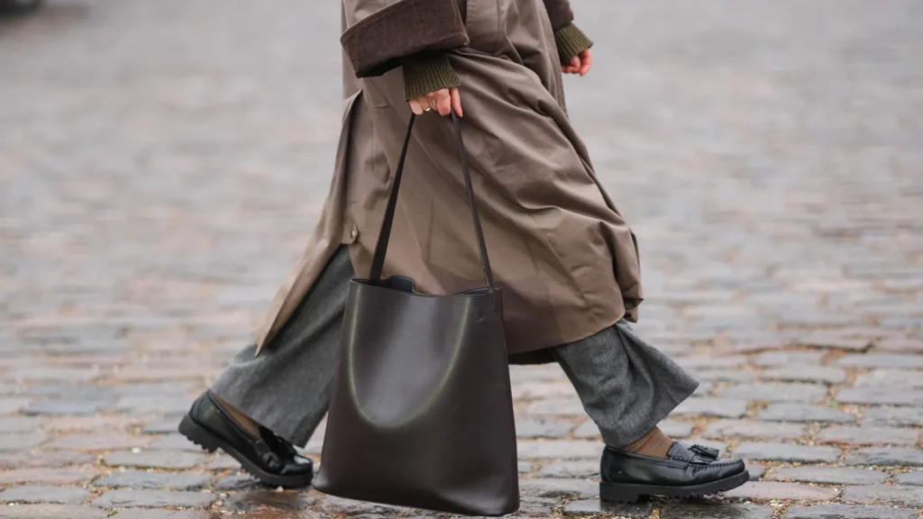 Upcycled Leather Tote Bags from Scraps