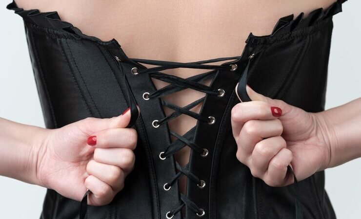 Leather Corset Top
