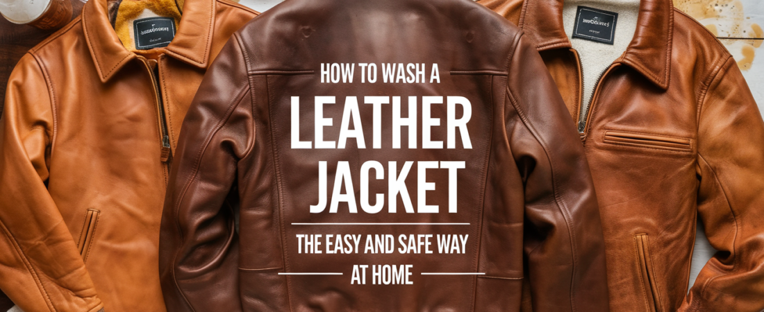 How to Wash a Leather Jacket the Easy and Safe Way at Home