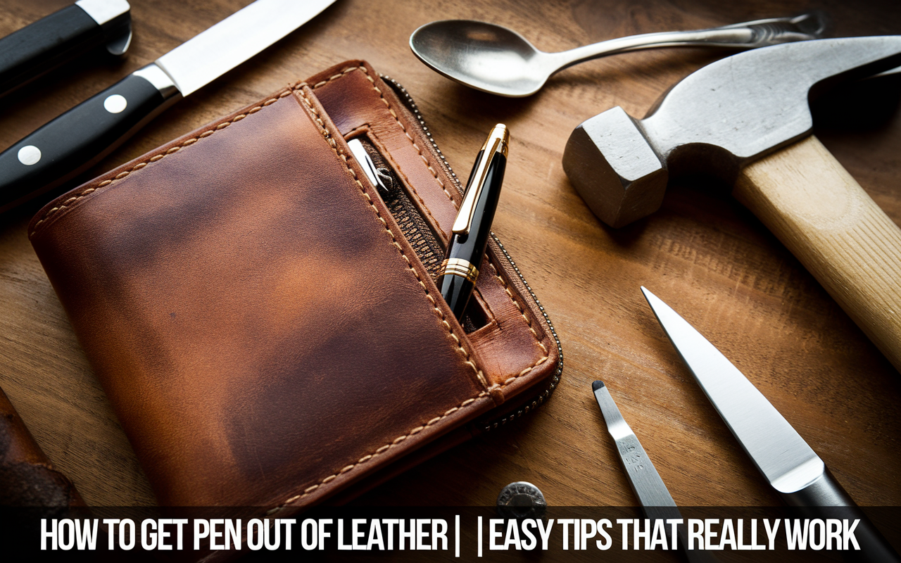 How to Get Pen Out of Leather Easy Tips That Really Work