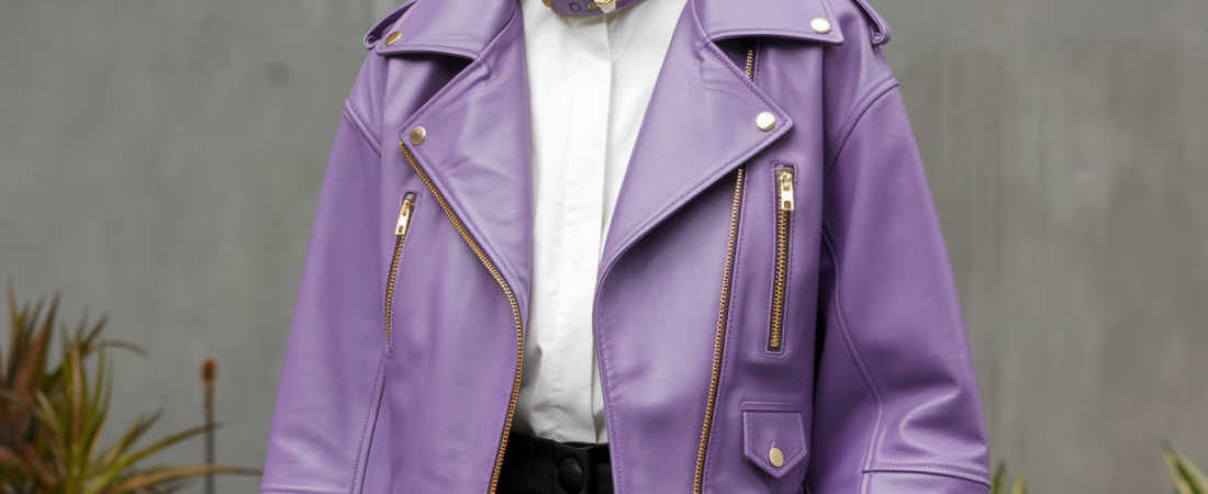 Purple Leather Jacket: A Fun and Stylish Choice for Every Season