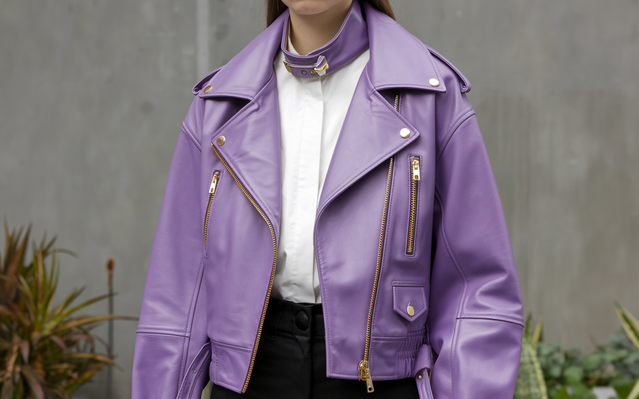 Purple Leather Jacket: A Fun and Stylish Choice