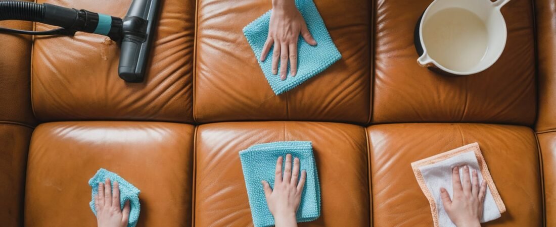 How to Clean Leather Couch Easily at Home (No Fancy Tools Needed)