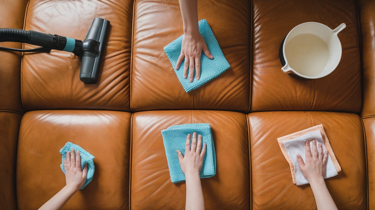 How to Clean Leather Couch Easily at Home (No Fancy Tools Needed)