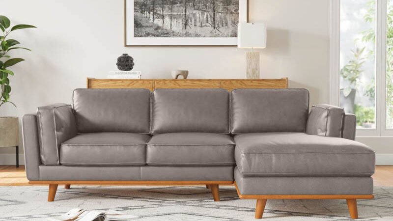 Gray Leather Sofa: The Perfect Comfy & Stylish
