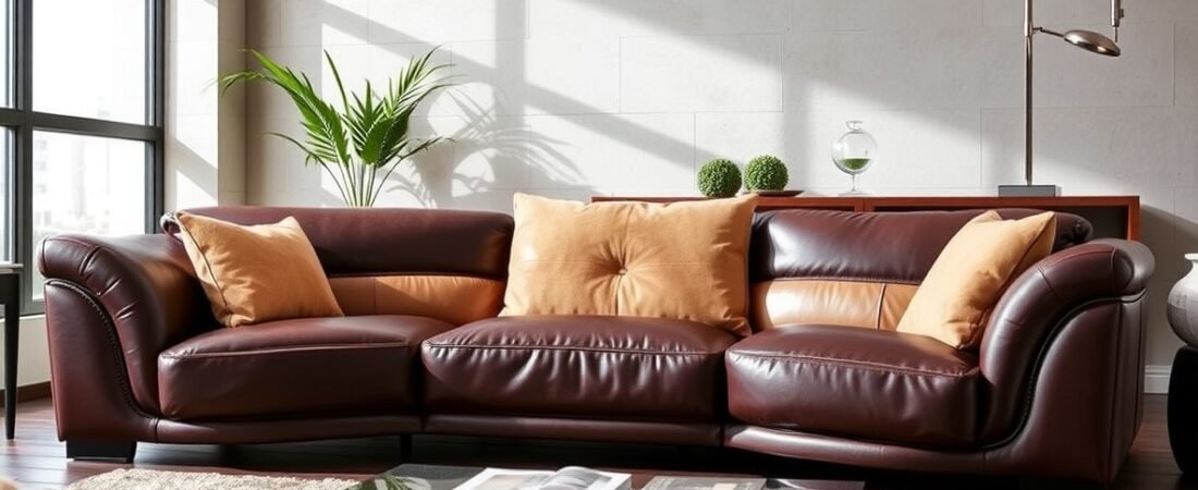 Leather & Suede Mix Sofas Style Comfort