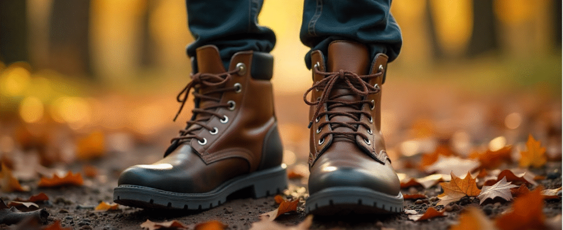 Tough & Stylish Leather and Rubber Boots