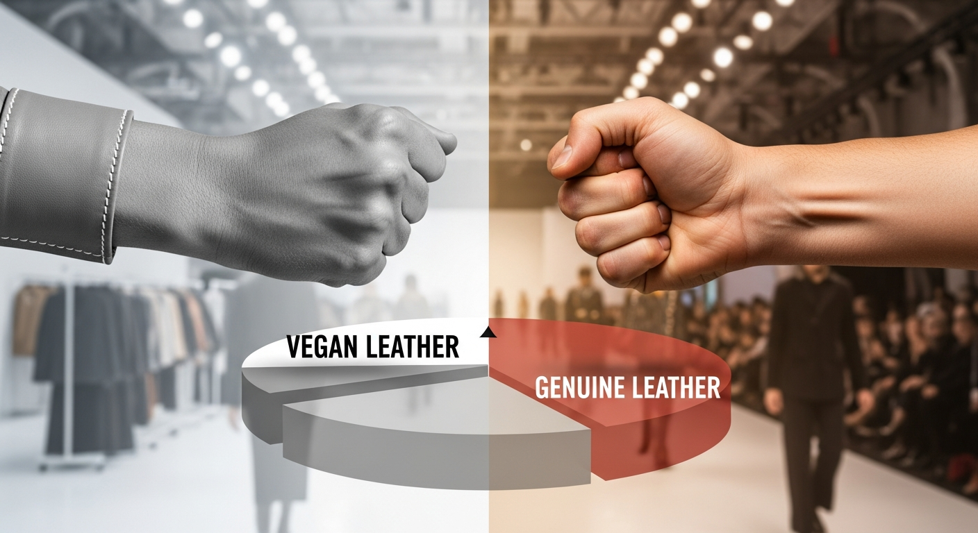 Vegan Leather vs Genuine Leather Market Share Fashion